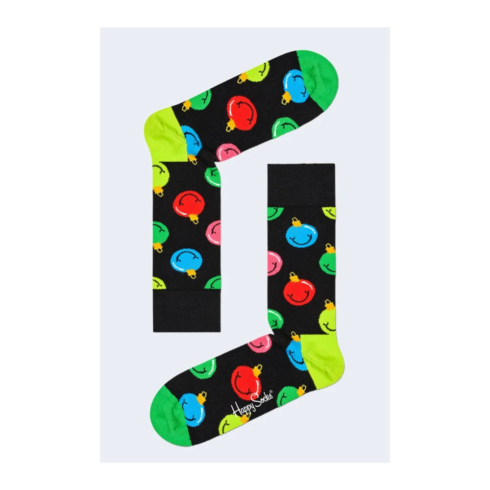 Happy Socks Kleurrijke Kerst Crew Sokken Multicolor Dames