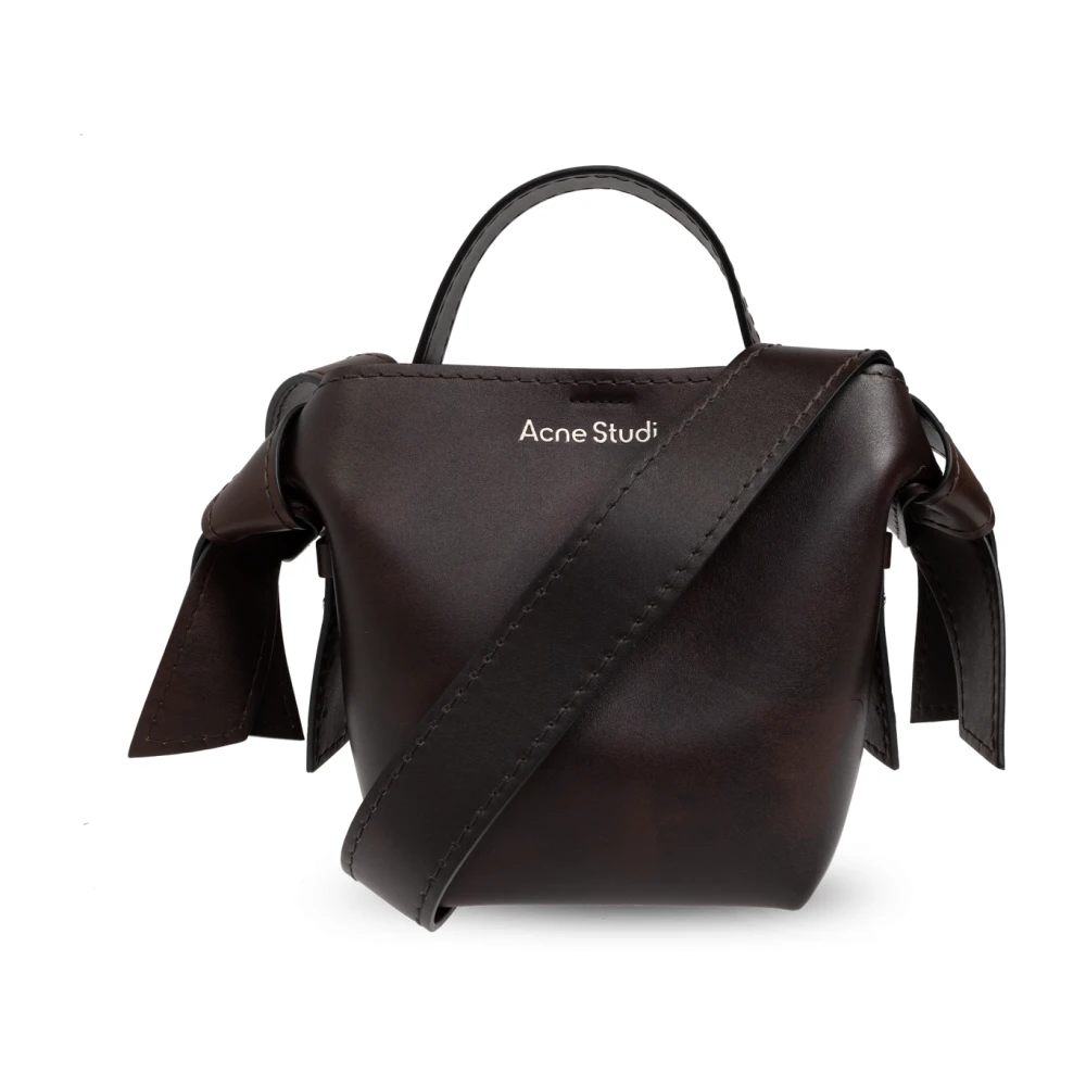Acne Studios Musubi Mini Shoulder Bag - Female - Handbags - Brown - One Size - Bags