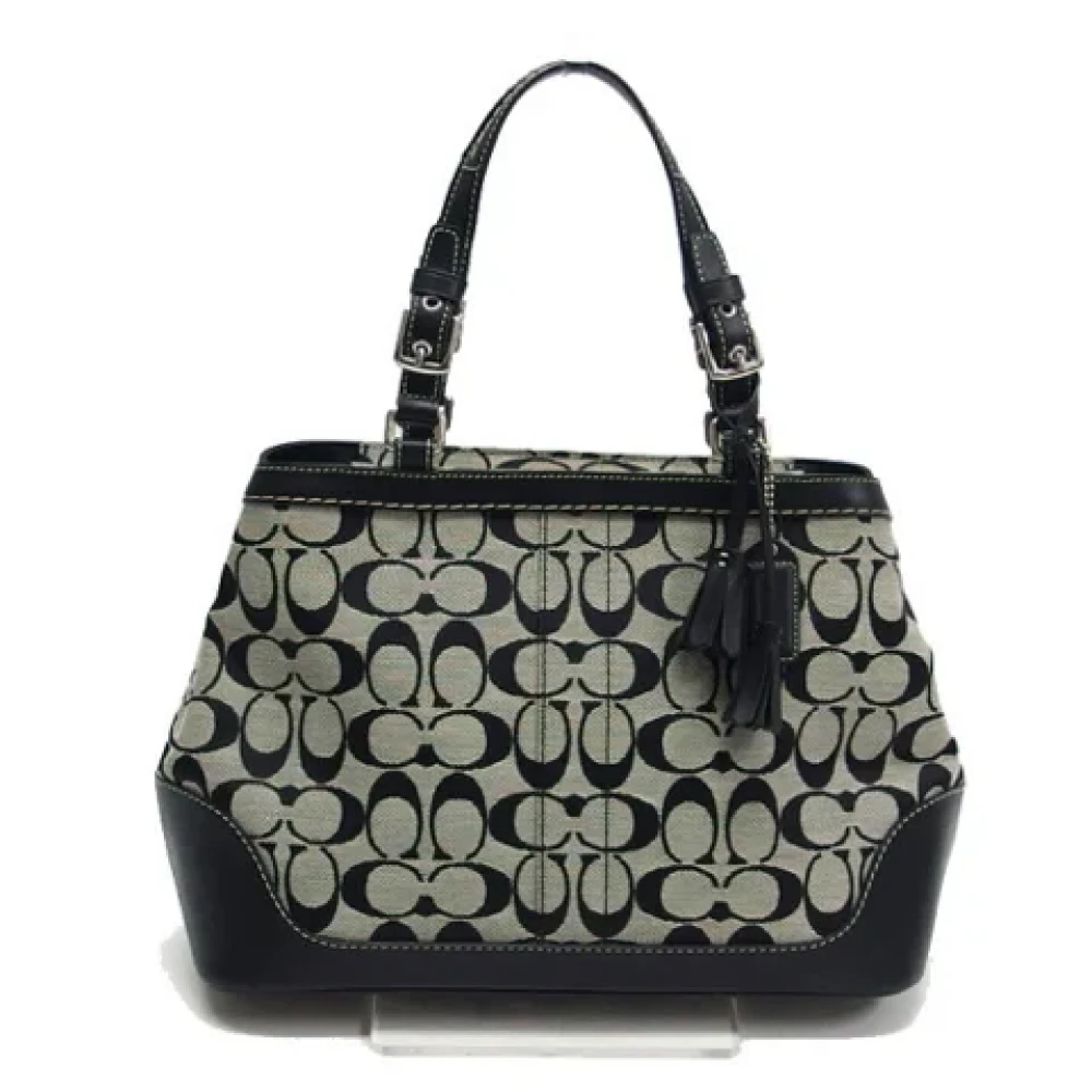 Coach Pre-owned Leather handbags Black Dames