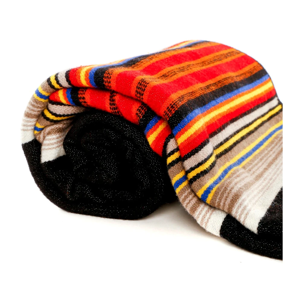 Pendleton Buitenkant Wollen Deken met Leren Band Multicolor Heren