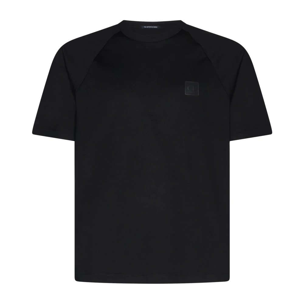 C.P. Company Metropolis T-shirt met Geperste Detailering Black Heren