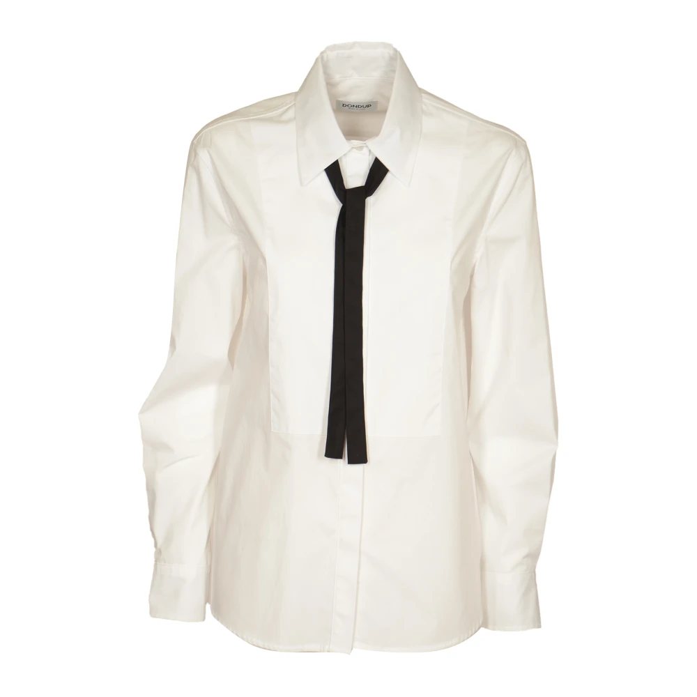 Dondup Witte Shirt Camicia White Dames