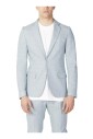 blazer-vert-marl-avec-col-revers