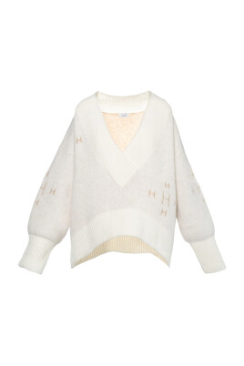 v-neck-sweater-heavy-knitwear-tops-white