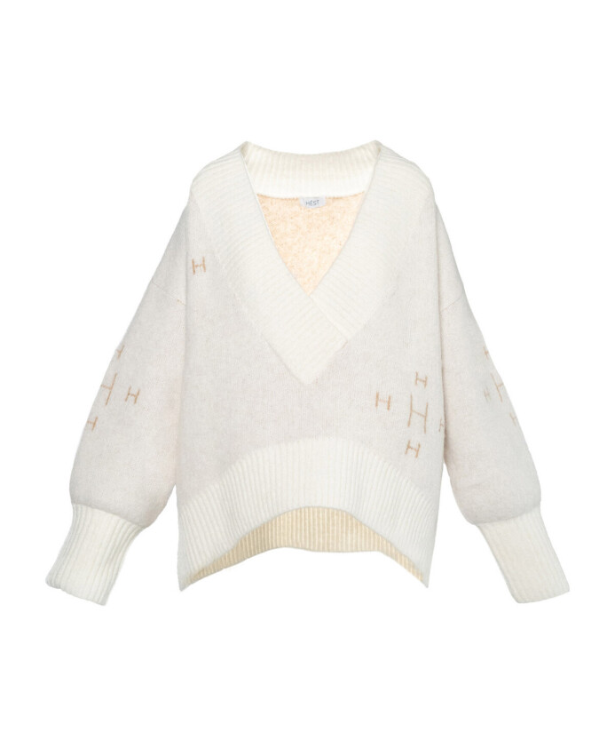v-neck-sweater-heavy-knitwear-tops-white