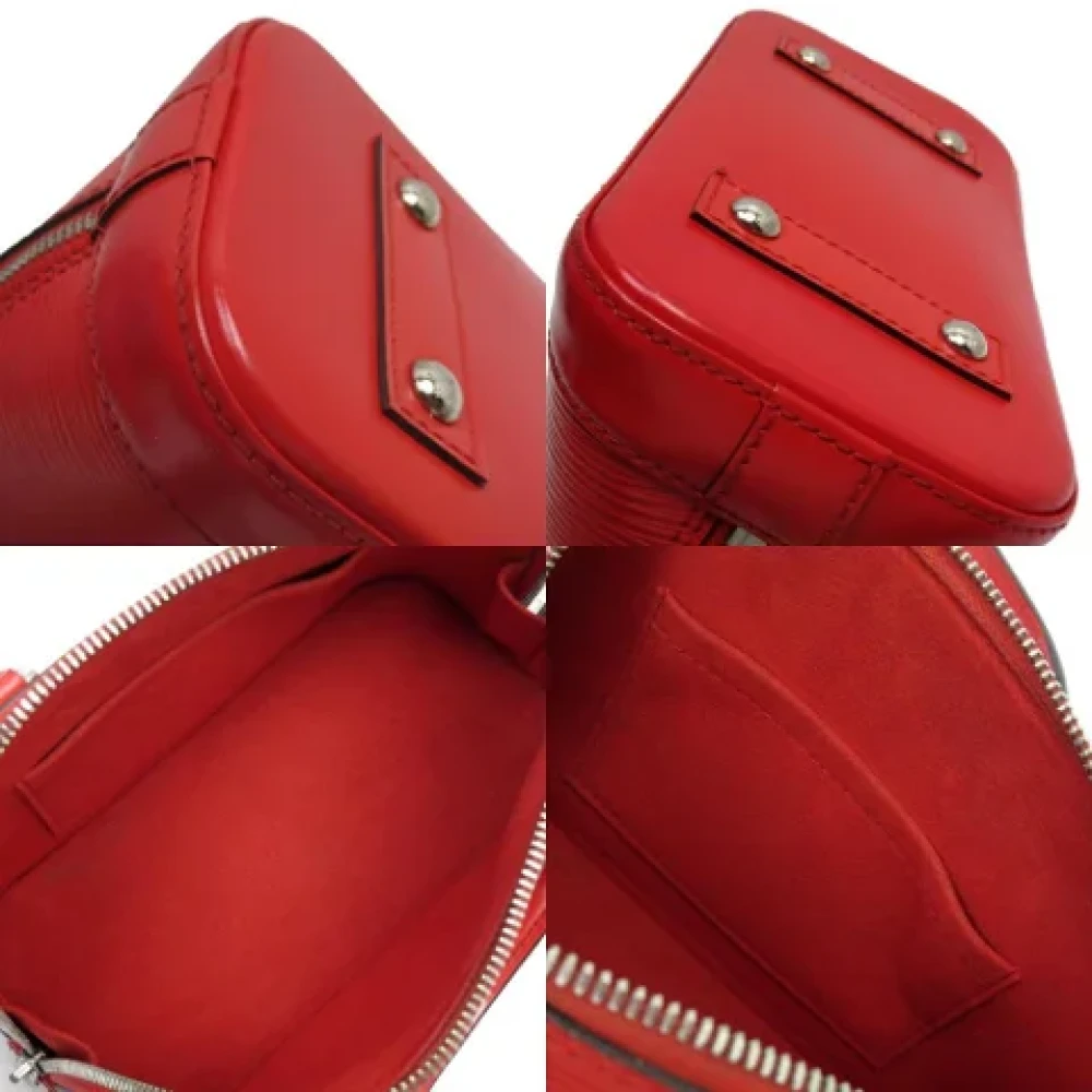 Louis Vuitton Vintage Pre-owned Leather handbags Orange Dames