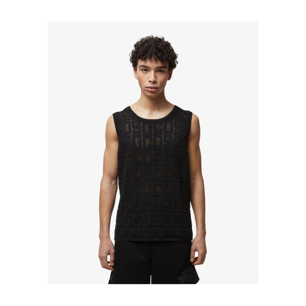 Gcds Stijlvolle Tanktops Collectie Black Heren