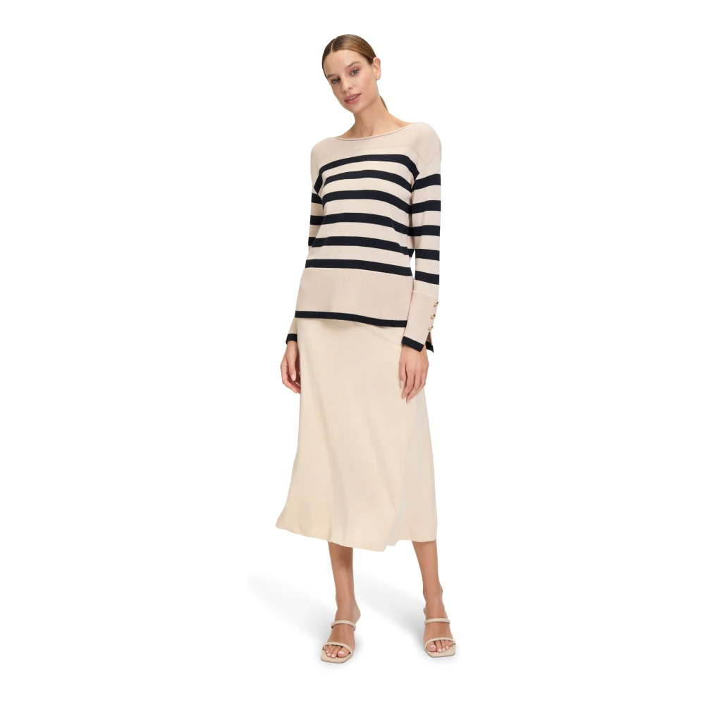 Betty Barclay A-Lijn Rok Effen Kleur Beige Dames