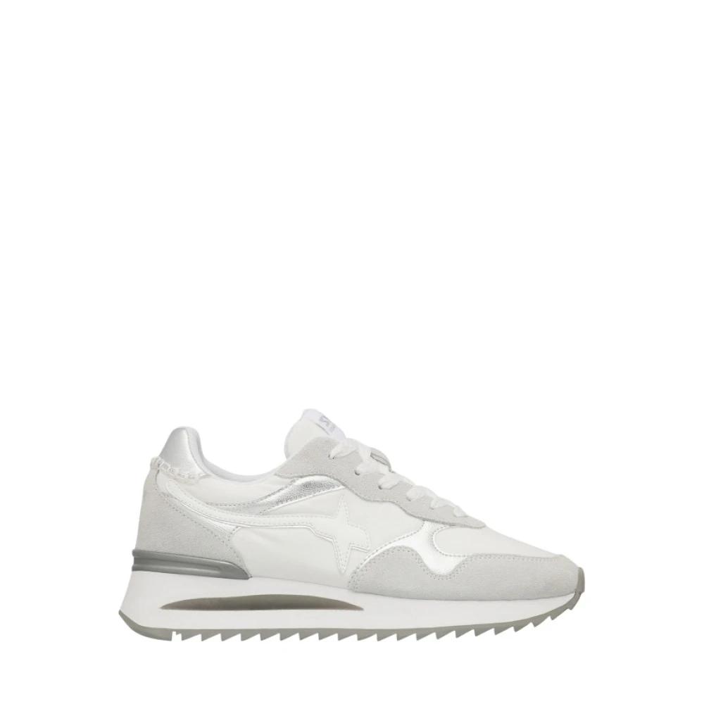 W6yz Women's White Sneakers, 7 Uk, Yak W