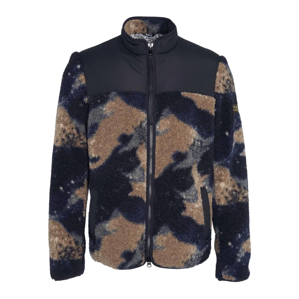 Barbour Camo Drafthouse Fleece Jas Multicolor Heren