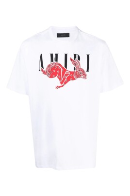 rabbit-print-white-t-shirt