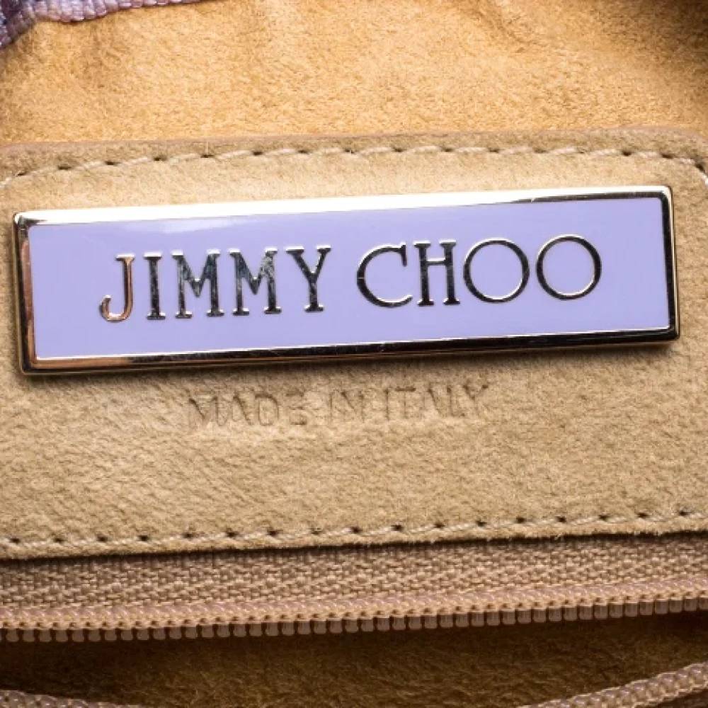 Jimmy Choo Pre-owned Suede handbags Brown Dames