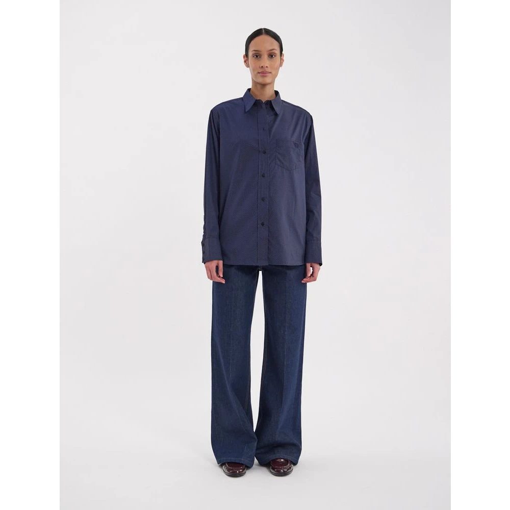 Ines De La Fressange Paris Maureen Shirt Blue Dames