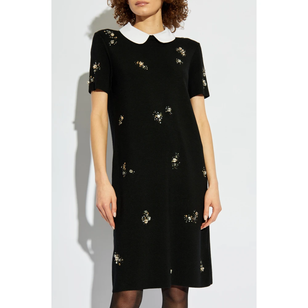 TORY BURCH Wollen jurk Black Dames