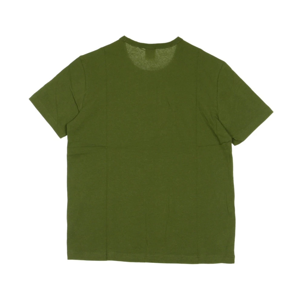 Champion Crewneck Tee T-Shirt in Olijf Green Heren