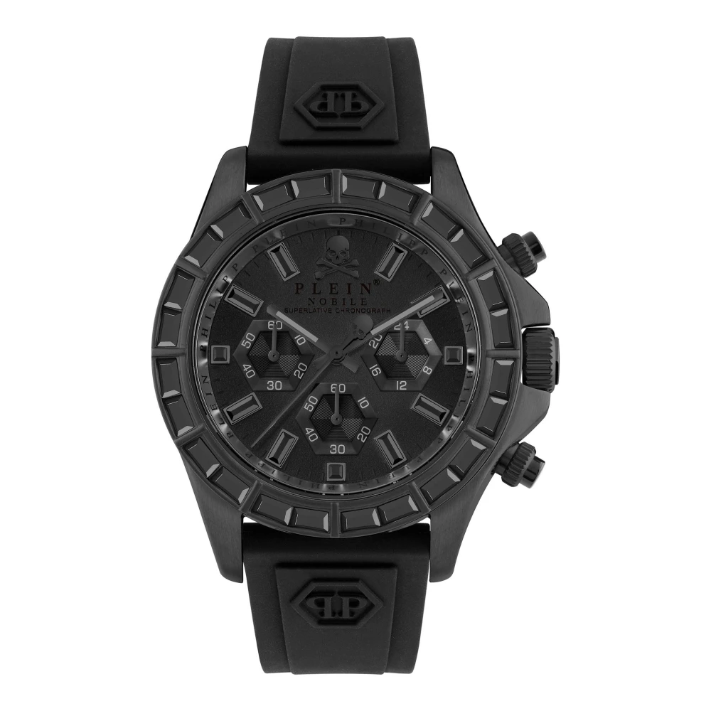 Philipp Plein Men's Black Nobile Racing Superlative Watch
