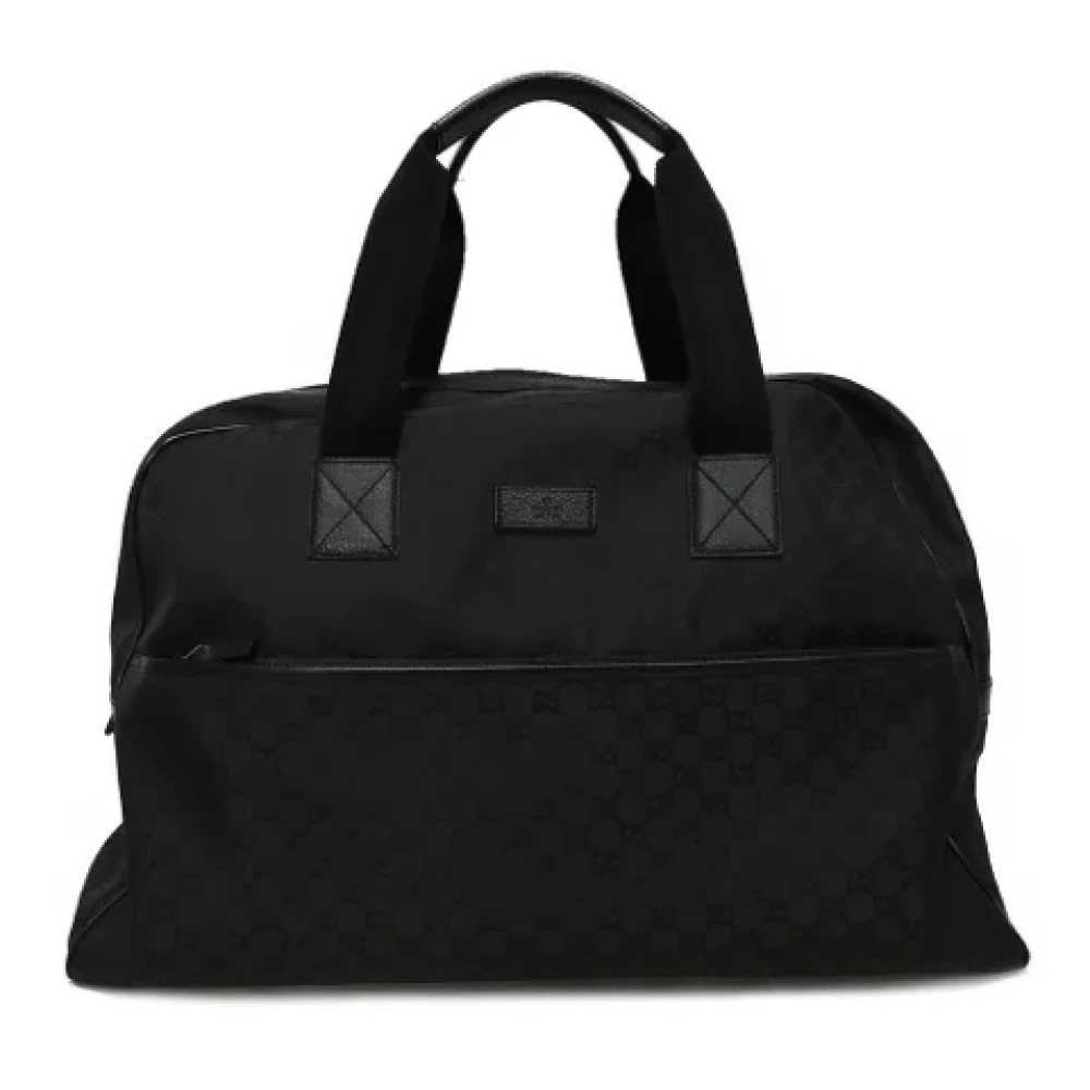 Gucci Vintage Pre-owned Canvas handbags Black Dames