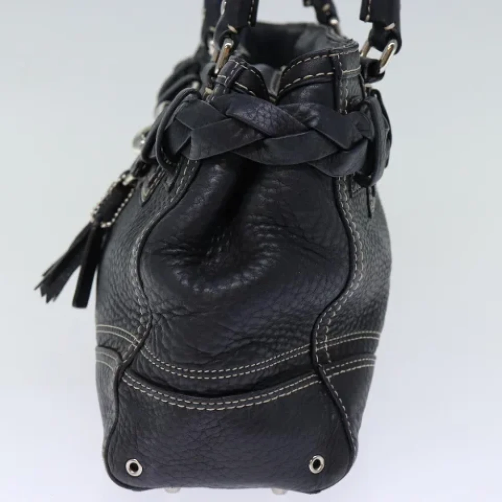 Coach Pre-owned Leather handbags Black Dames