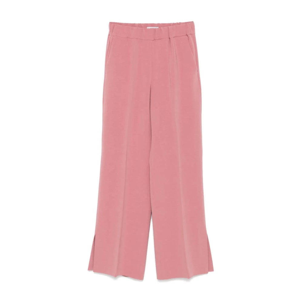 Alberto Biani Roze Broek met Elastische Tailleband Pink Dames