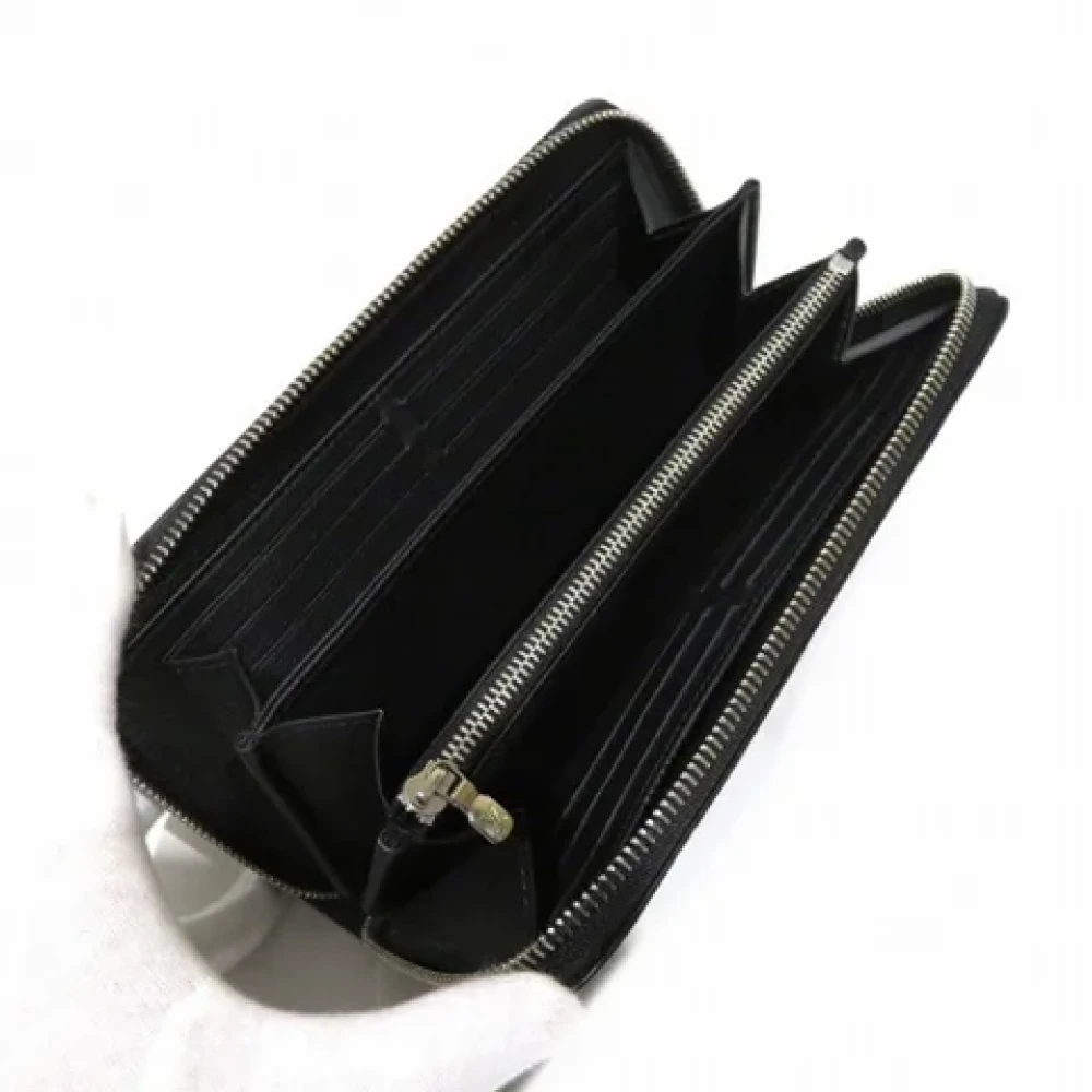 Louis Vuitton Vintage Pre-owned Leather wallets Black Dames