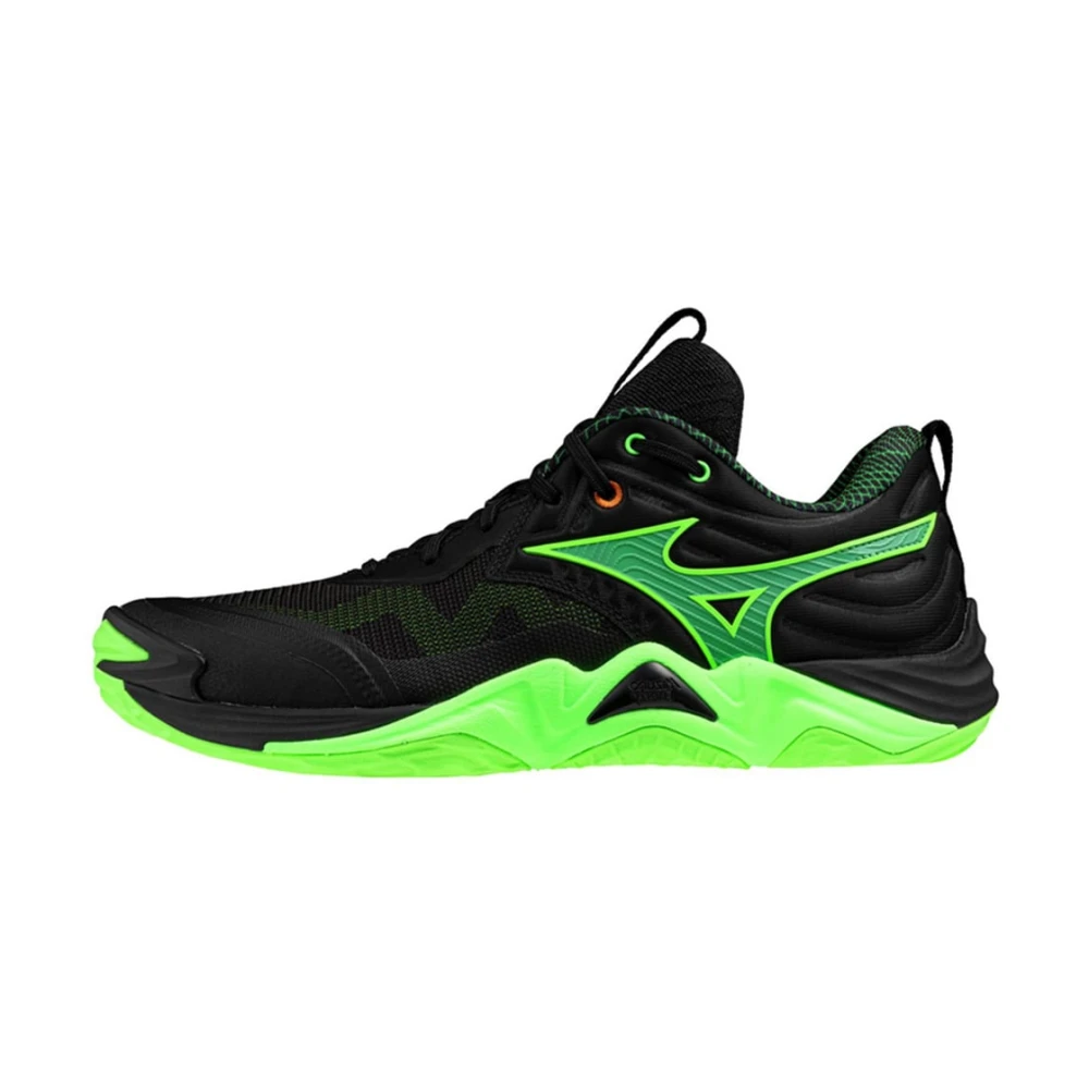 Mizuno Black Trainers, Male, 11 Uk, Wave Momentum Elite