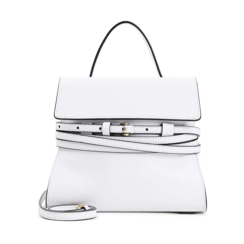 Moschino , Handbags, Female, White, One Size, Tie Me Small Bag