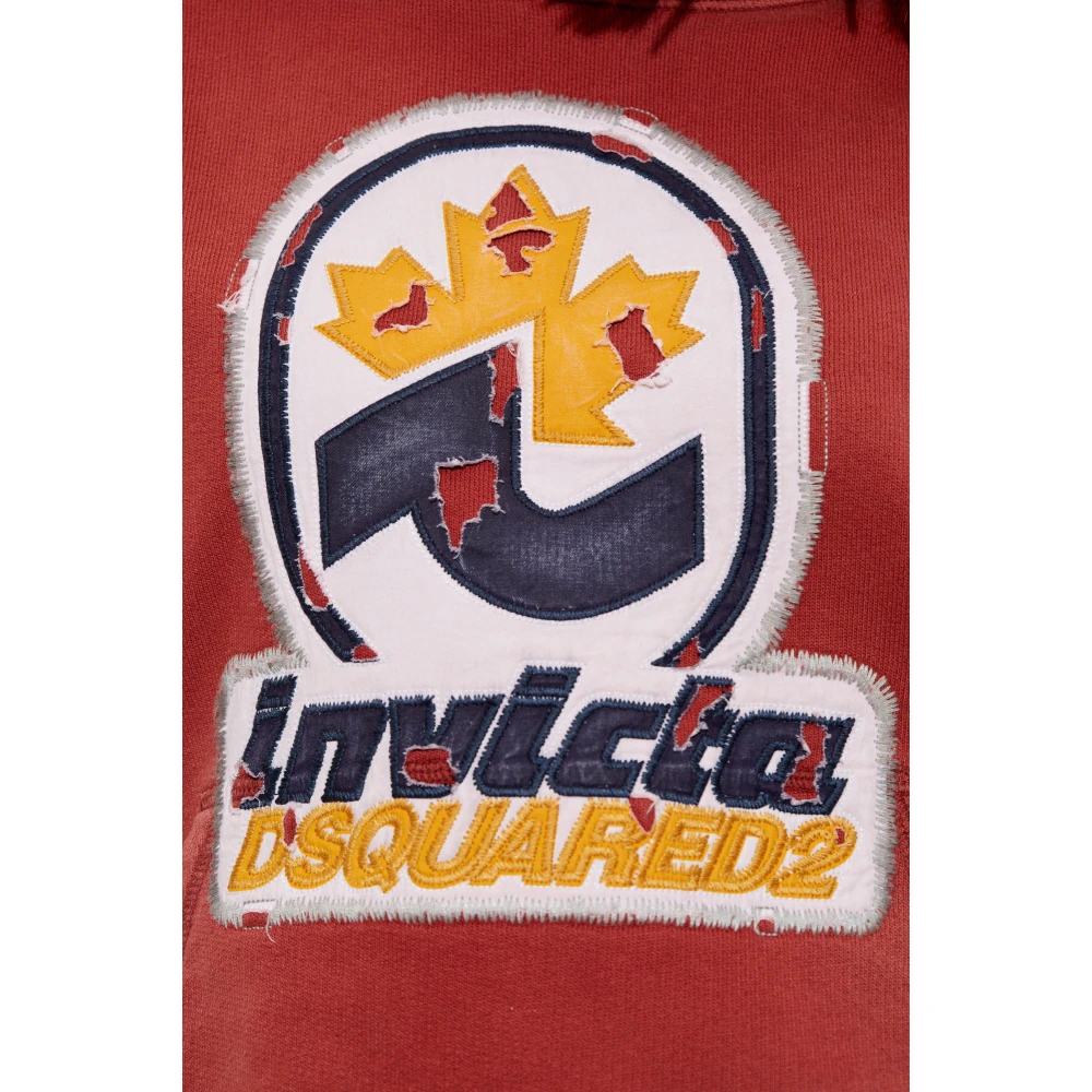 Dsquared2 Sweatshirt met logo Red Dames