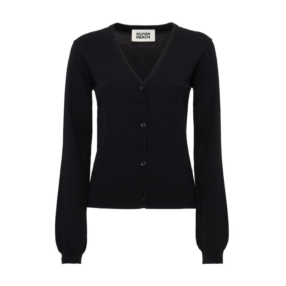 Silvian Heach Donna Nero - Latya Cardigan - Knitwear - 2XS