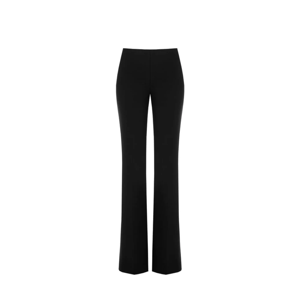 RINASCIMENTO Zijrits Scuba Crepe Palazzo Broek Brown Dames