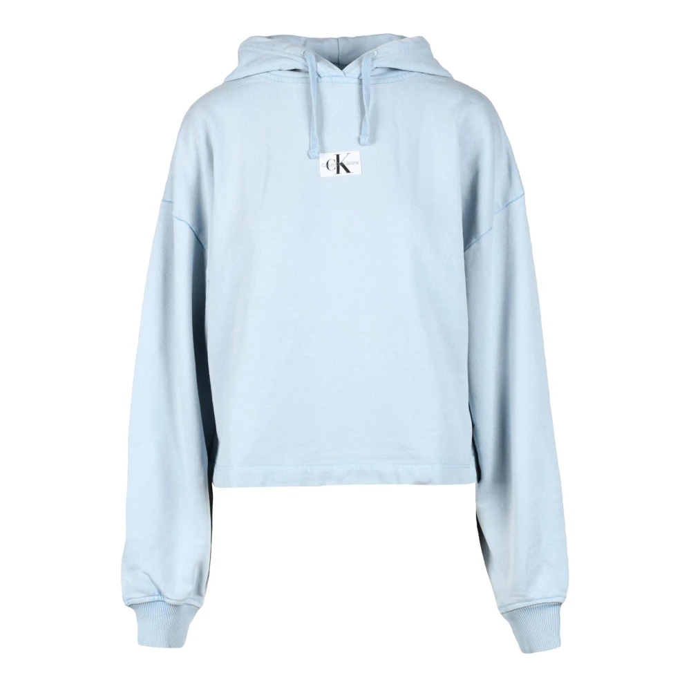 Calvin Klein Jeans Katoenen Sweatshirt Gray Dames