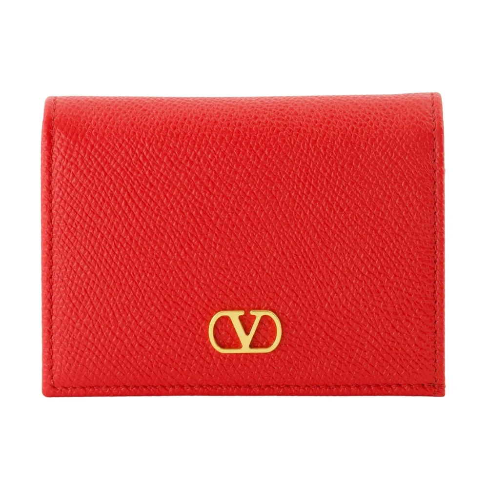Valentino Garavani Women's Red Wallets & Cardholders, One Size, Vlogo Signature Wallet