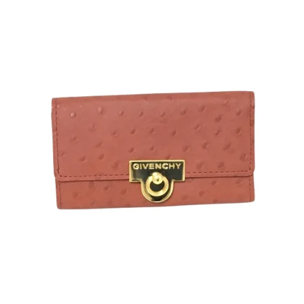 Givenchy Pre-owned Leather wallets Brown Dames