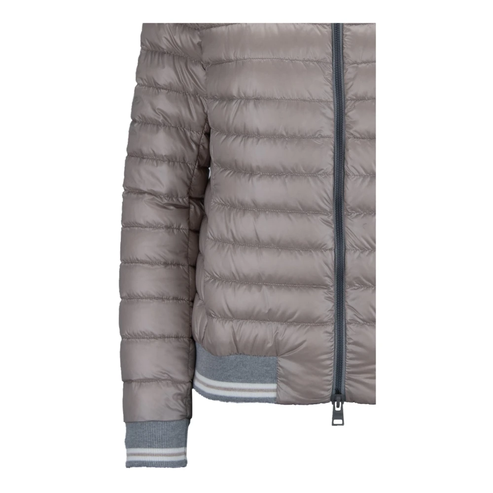 Herno Kort donsjack met rits Gray Dames