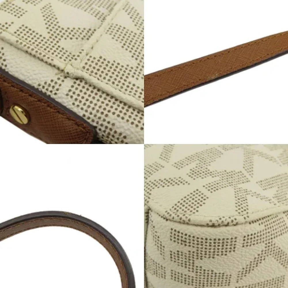 Michael Kors Pre-owned Canvas crossbody-bags White Dames