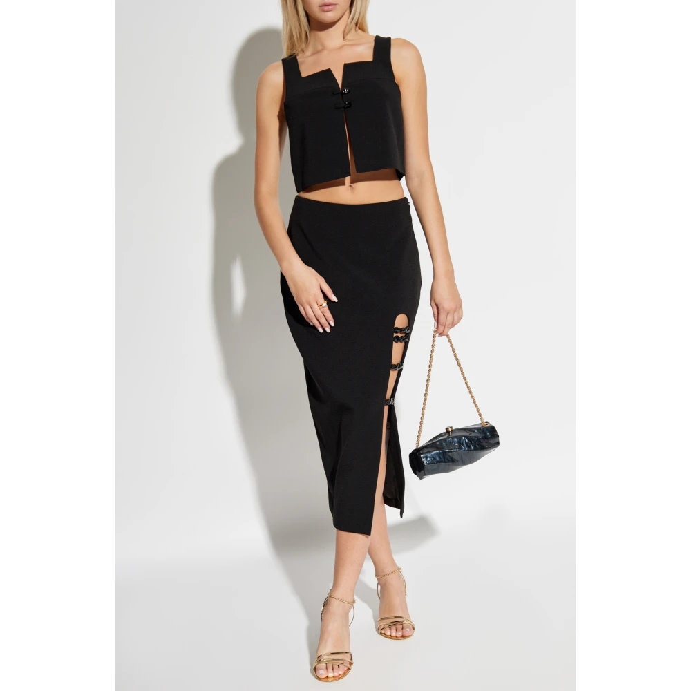 Cult Gaia Top Octavia Black Dames