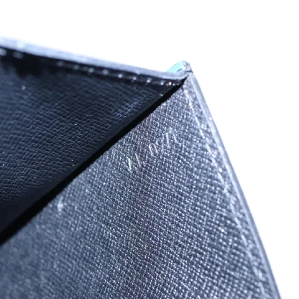 Louis Vuitton Vintage Pre-owned Leather clutches Blue Dames