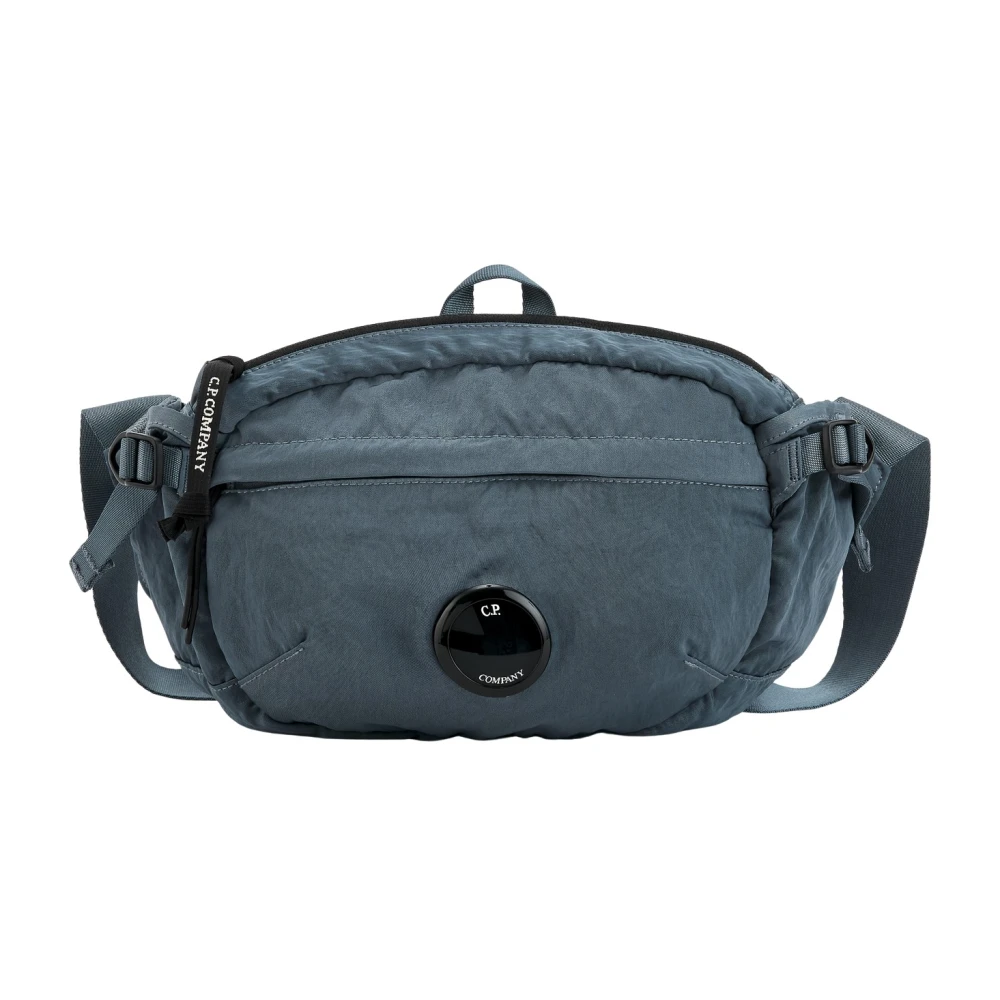 C.p. Company Men's Blue Bum Bags, One Size, Nylon Crossbody Pack Accessories