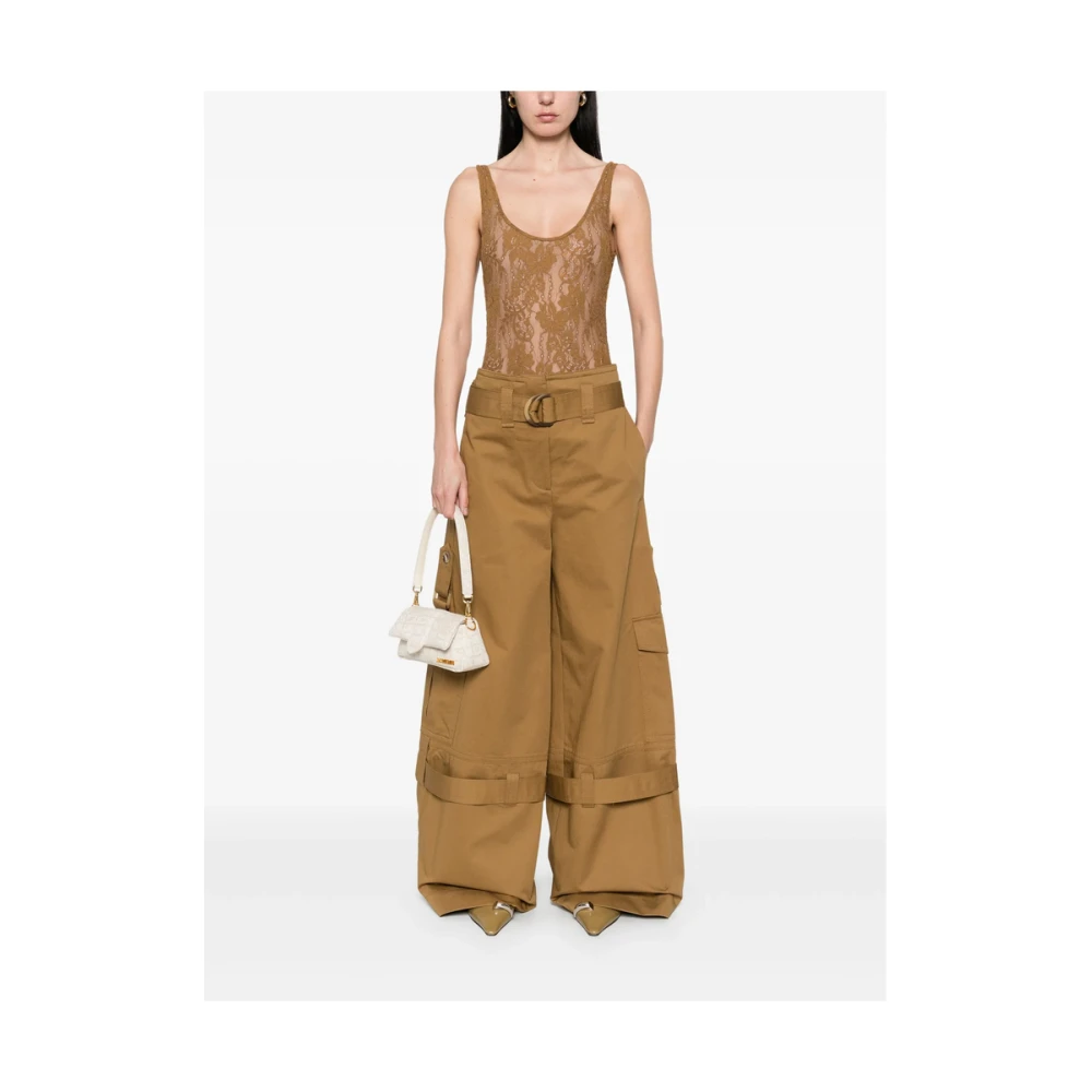 Zimmermann Khaki Riem Utility Broek Brown Dames