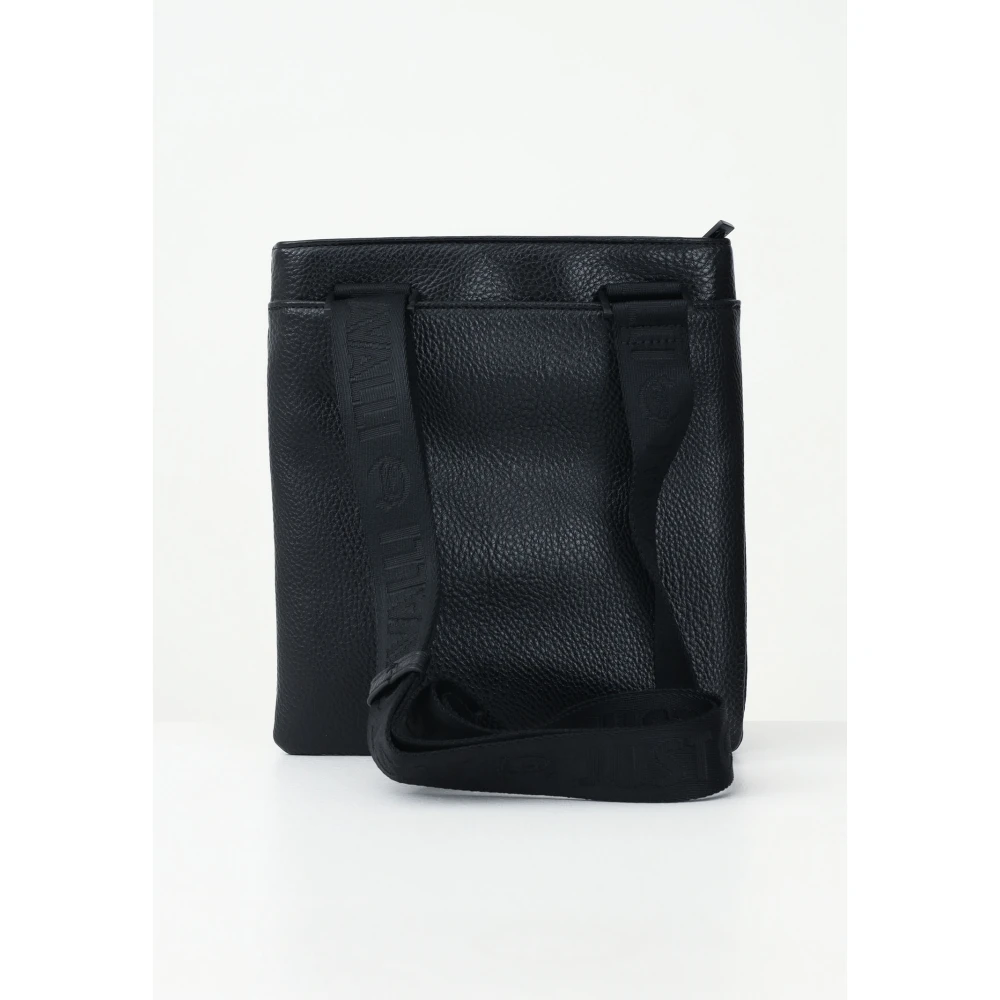 Just Cavalli Compacte moderne zwarte schoudertas Black Heren