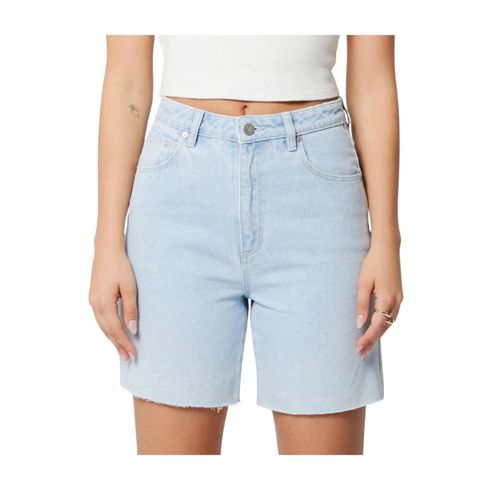 Abrand Jeans Korte Carrie Jeans voor Vrouwen Blue Dames