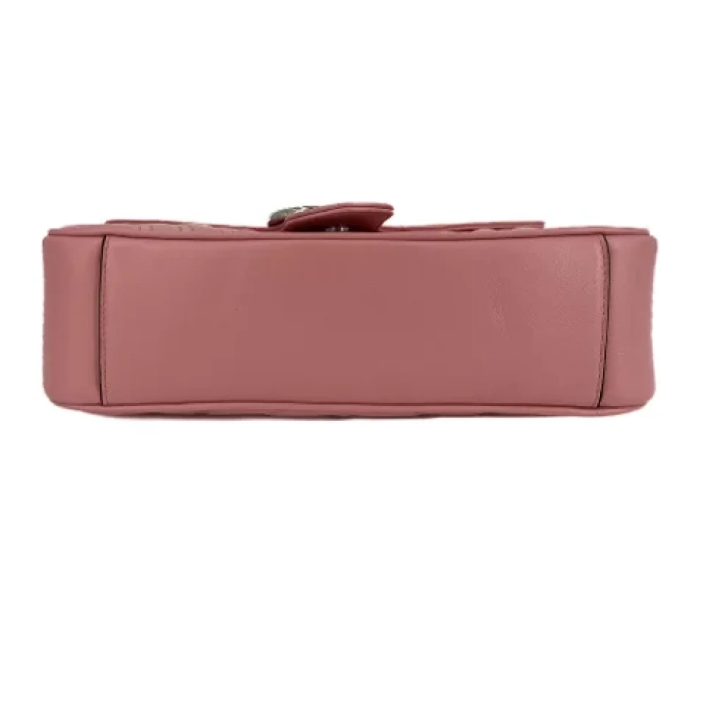 Gucci Vintage Pre-owned Leather handbags Pink Dames