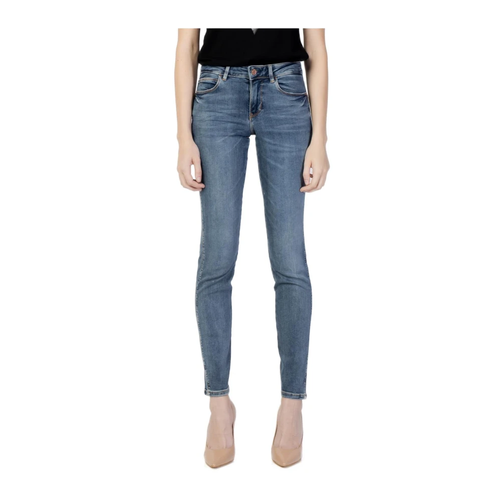 Guess Women's Blue Classic Skinny Jeans - Skinny Fit Jeans - W27 L30- Jeans