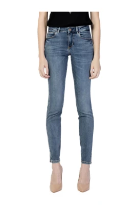Klassiska Blå Skinny Jeans