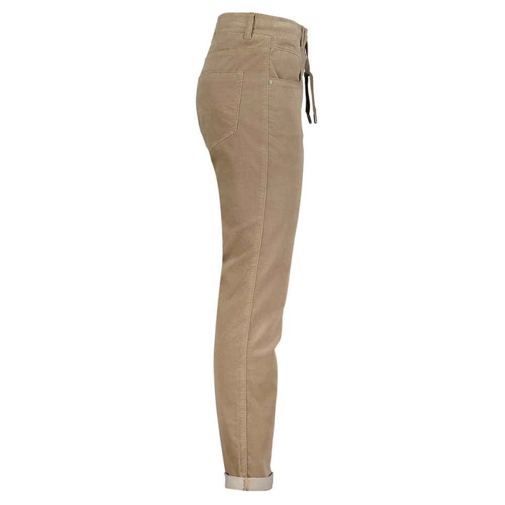 Red Button Velvet Tessy Broek Beige Dames