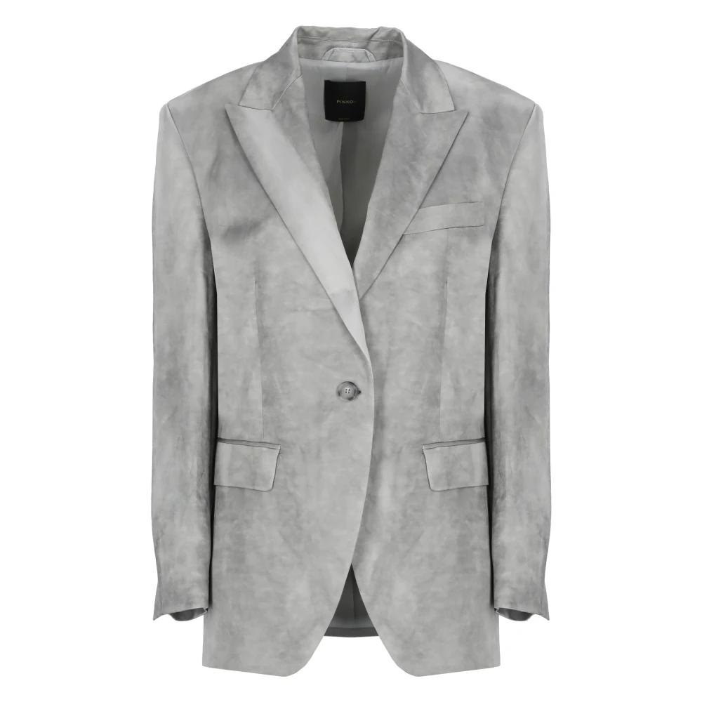 Pinko Women's Grey Viscose Blend Jacket Woman
