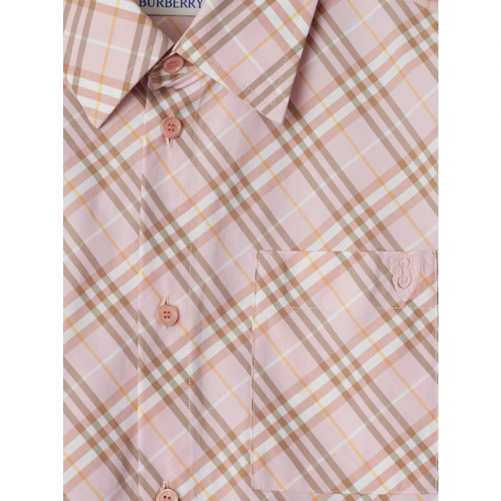 Burberry Stijlvolle Overhemden Collectie Pink Dames