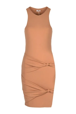 Elegant Klänning med Bågdetaljer