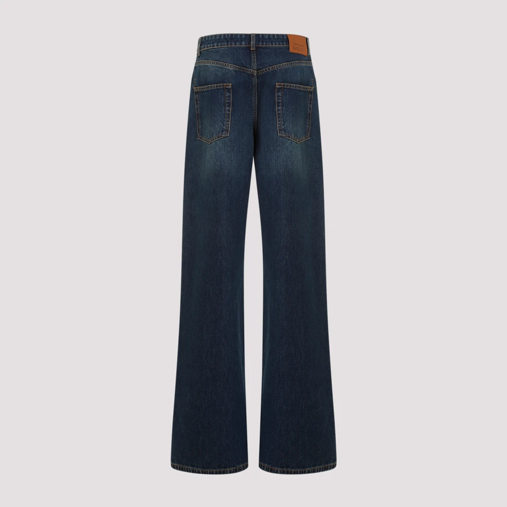 alexander mcqueen Donkere Stonewash Jeans Blue Dames