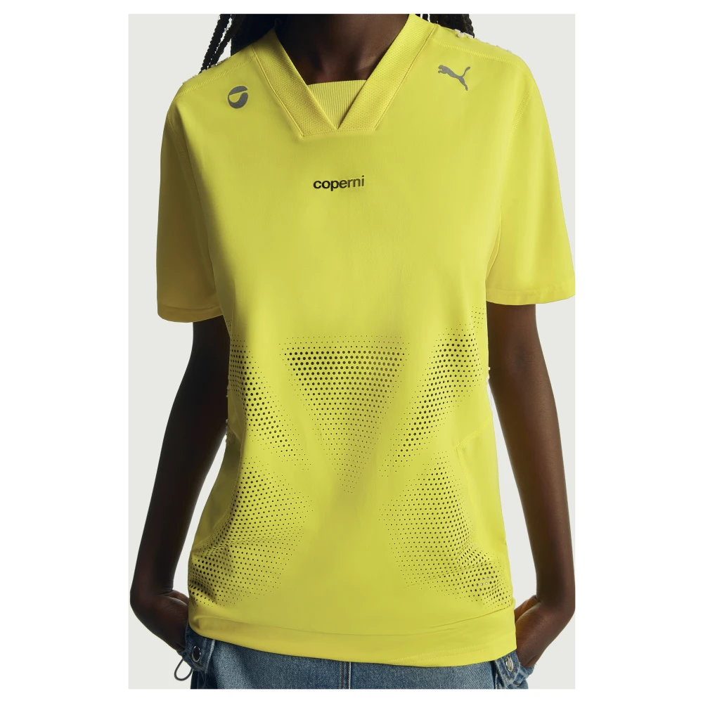 Coperni Gele Sweater Aw24 Upgrade Garderobe Yellow Dames