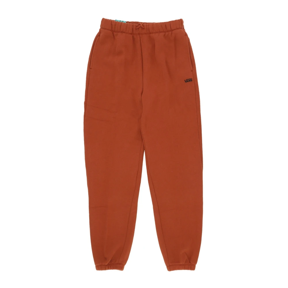 Vans Comfortabele Fleece Sweatpants Tracksuit Gingerbread Brown Dames